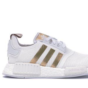 Wmns NMD_R1 Gold Metallic Stripes